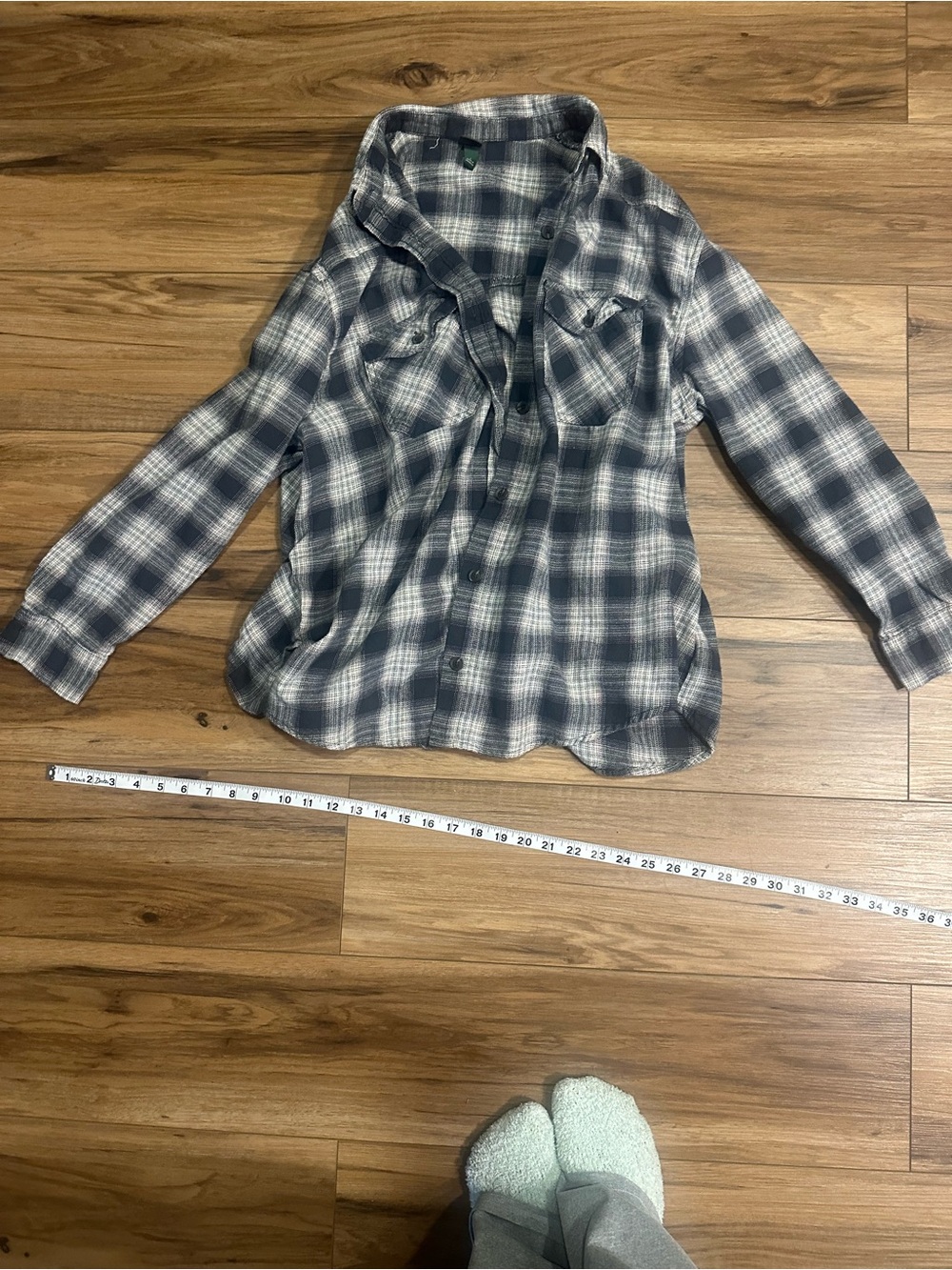 Wild fable Gray & light pink Plaid Button-Up Shirt